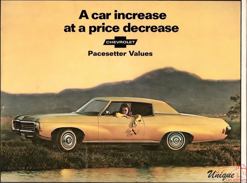 1969 Chevrolet Pacesetter Values Mailer